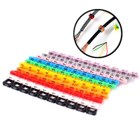 Cavo colorato RJ45 RJ11 RJ12 avec étiquette de 100 pièces