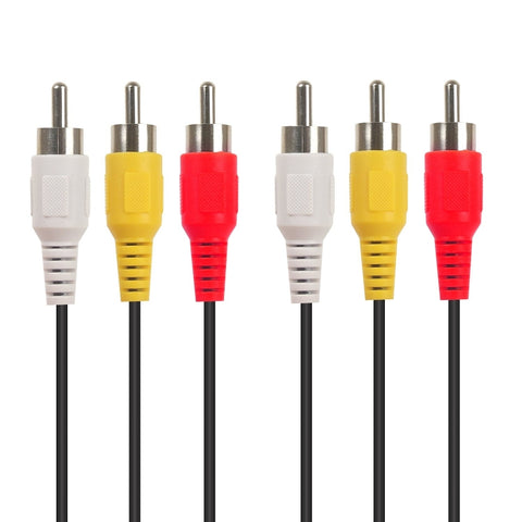 Cavo AV RCA audio video stereo di buona qualità, lunghezza: 1,5 m