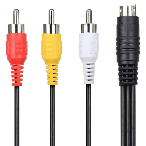 adattatore-s-video-4-pin-a-3-rca-av-maschio-cavo-15-m - immagine 2