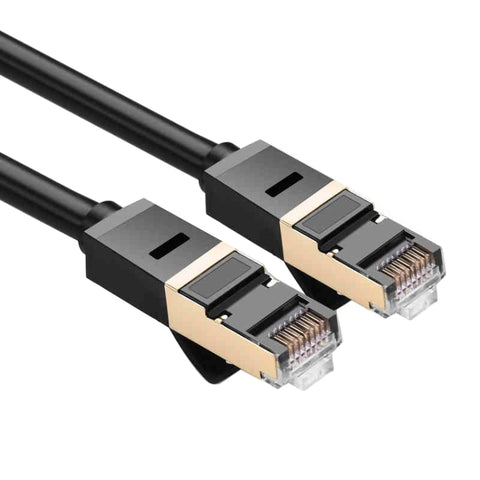 Cavo di rete LAN in rame pieno a doppia schermatura placcato oro CAT7, lunghezza: 3 m, 3m