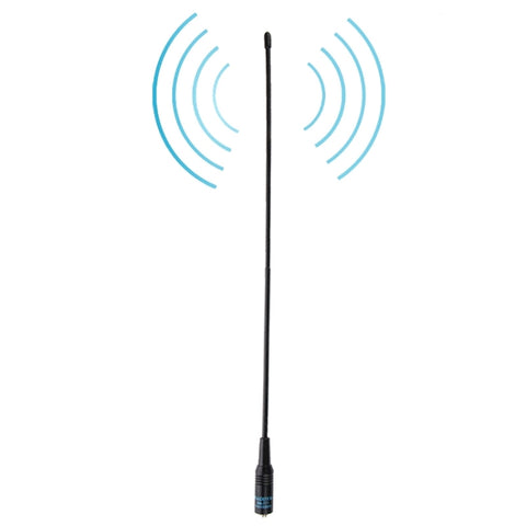Antenne radio portable NAGOYA NA-771 144/430 MHz Dual Band flexible à molla SMA-F pour talkie-walkie, antenne longue : 38 cm