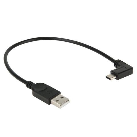 Adattatore cavo di sincronizzazione dati maschio USB-C/Type-C 3.0 maschio a gomito a 90 gradi da 28AWG ad alta velocità USB 2.0