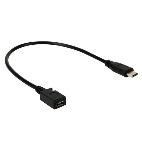 Adattatore cavo USB-C / Type-C 3.0 maschio a mini USB femmina, lunghezza: 29 cm