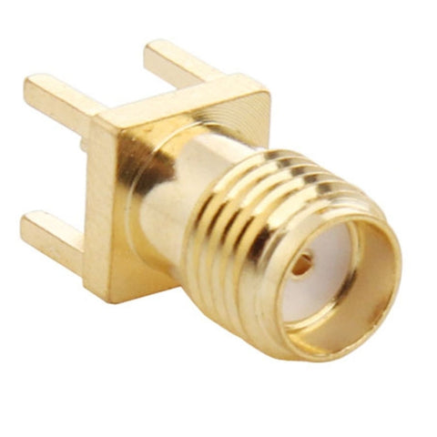 adattatore-rf-sma-femmina-placcato-oro-per-montaggio-a-pannello-pcb - immagine 2