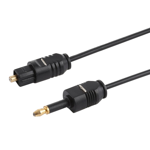 Cavo audio ottico digitale TOSLink maschio a maschio da 3,5 mm, lunghezza: 0,8 m, diametro esterno: 2,2 mm