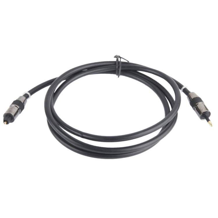 TOSLink Digital Optical Audio Cable 1.5m - Gold-Plated 3.5mm