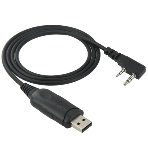 Câble USB Câble de données pour talkie-walkie, colonne de 3,5 mm + 2,5 mm + USB 2.0