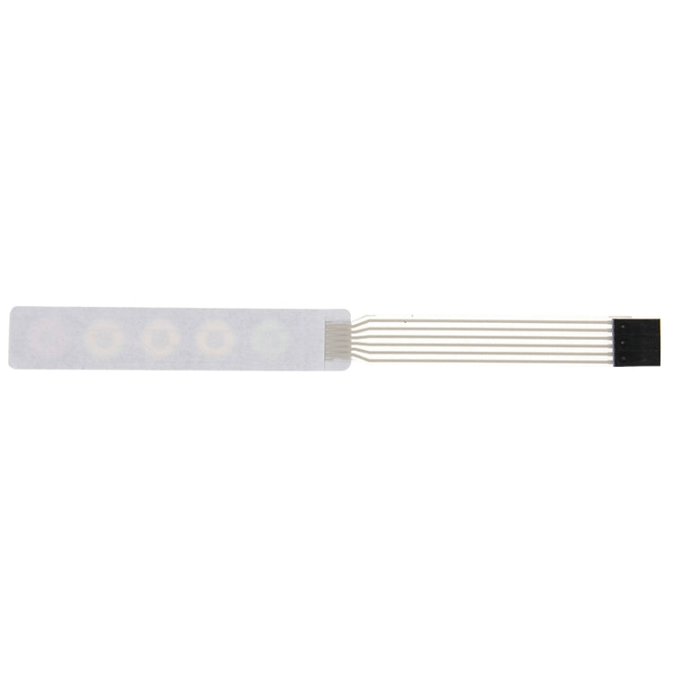 10-Pack 1x5 Membrane Switch Keypad for DIY Projects