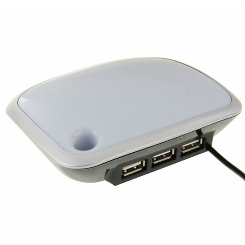 3-Port USB Hub with LED Light and 1m Cable Length