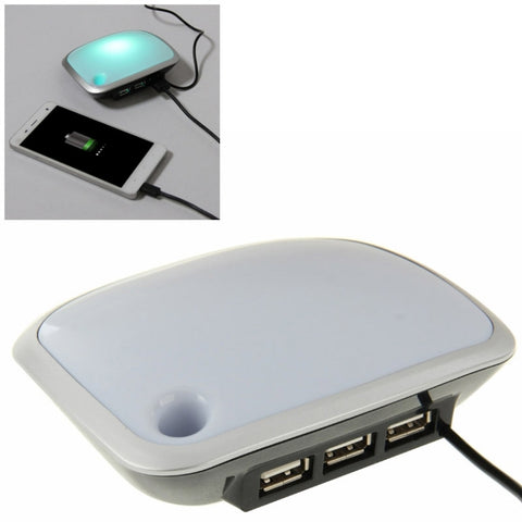 3 HUB USB con luce LED, lunghezza cavo: 1 m