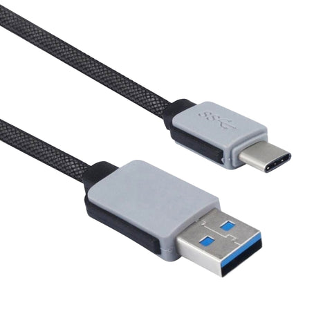 Cavo dati/caricatore USB-C/Type-C 3.1 maschio a USB 3.0 maschio da 3 m, stile intrecciato 2A, 3m