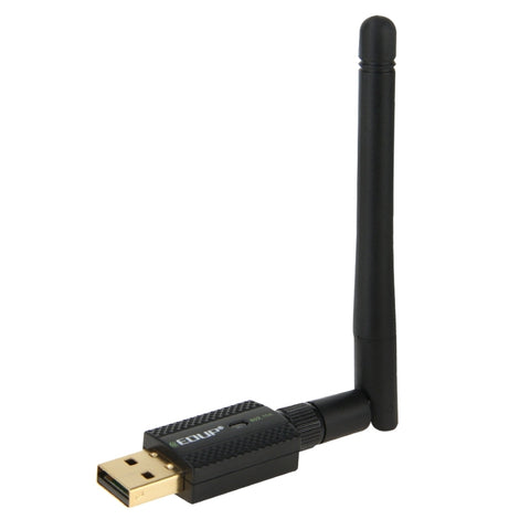 Adaptateur mini USB Wi-Fi 802.11n/g/b 300 Mbps 2,4 GHz EDUP EP-N1581 pour antenne externe sans fil