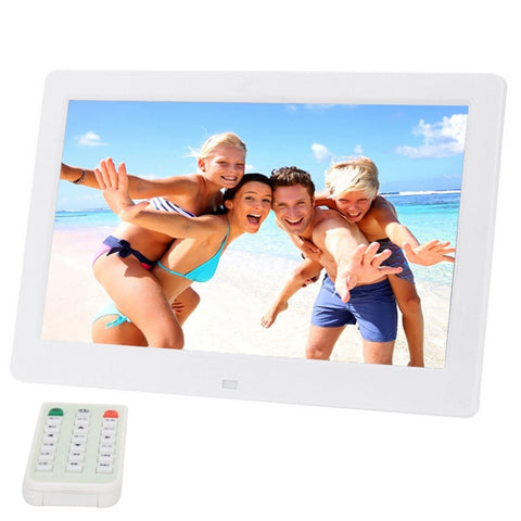 Corniche numérique pour photo numérique grand écran HD de 10,1 pouces avec support et télécommande, Allwinner E200, sortie/MP3/MP4/lecteur de film, 10,1 pouces Allwinner E200, 10,1 pouces/HSD-P503
