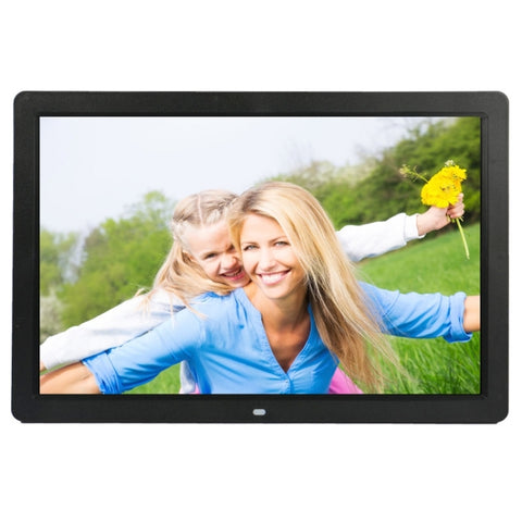 Corniche multimédia numérique avec écran LED HD 1080P de 17 pouces avec support et lecteur de musique et film, prise en charge de l'entrée USB/SD/MS/MMC, 17 pouces