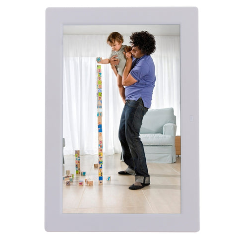 Corniche numérique LED à 13 pouces avec télécommande, lecteur MP3/MP4/film, prise en charge de l'entrée USB/SD, haut-parleur stéréo intégré, 13 pouces