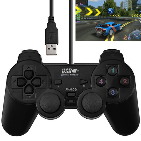 Gamepad singolo USB per PC Double Shock, Vibration Gamepad 11