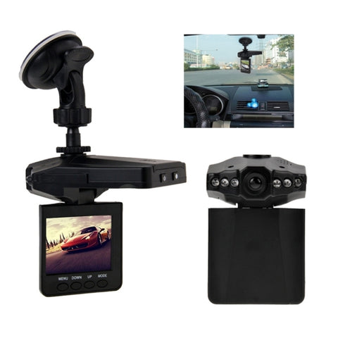 Enregistreur vidéo haute définition avec écran de 2,5 pouces, 6 lumières LED, format vidéo AVI, prise en charge de la carte SD, fonction d'enregistrement en boucle (schéma Generalplus), 2,5 pouces