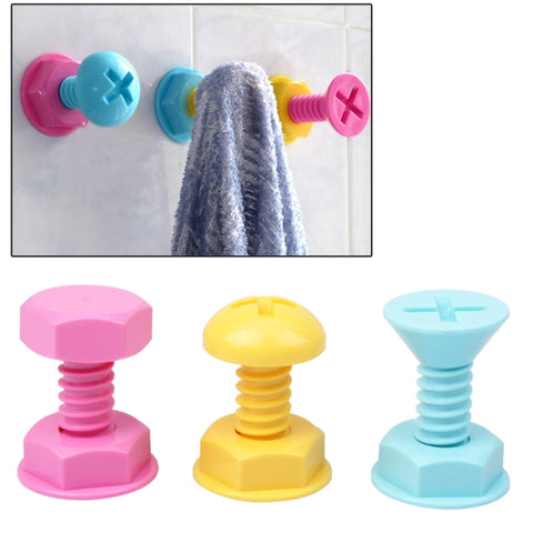 Appendiabiti da parete in stile creativo a vite, Wall Hook Hanger