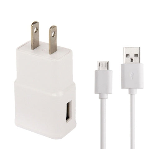 Cavo di sincronizzazione USB micro a 5 pin + caricatore da viaggio con presa americana