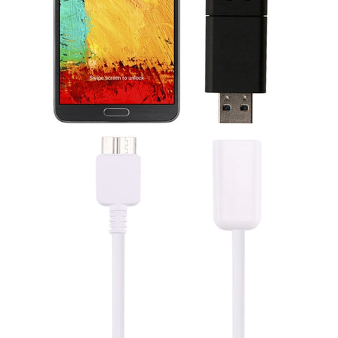 Cavo adattatore convertitore OTG da micro USB 3.0 maschio a USB 2.0 femmina da 21 cm
