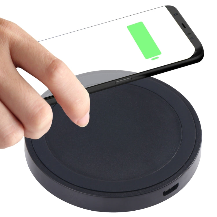 Universal QI Standard Round Wireless Charging Pad (White + Red), Black + Blue, Black + Red, White, Black + White, White + Orange, Black + Orange        ...