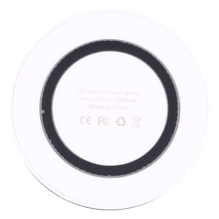 Universal QI Standard Round Wireless Charging Pad (White + Red), Black + Blue, Black + Red, White, Black + White, White + Orange, Black + Orange        ...
