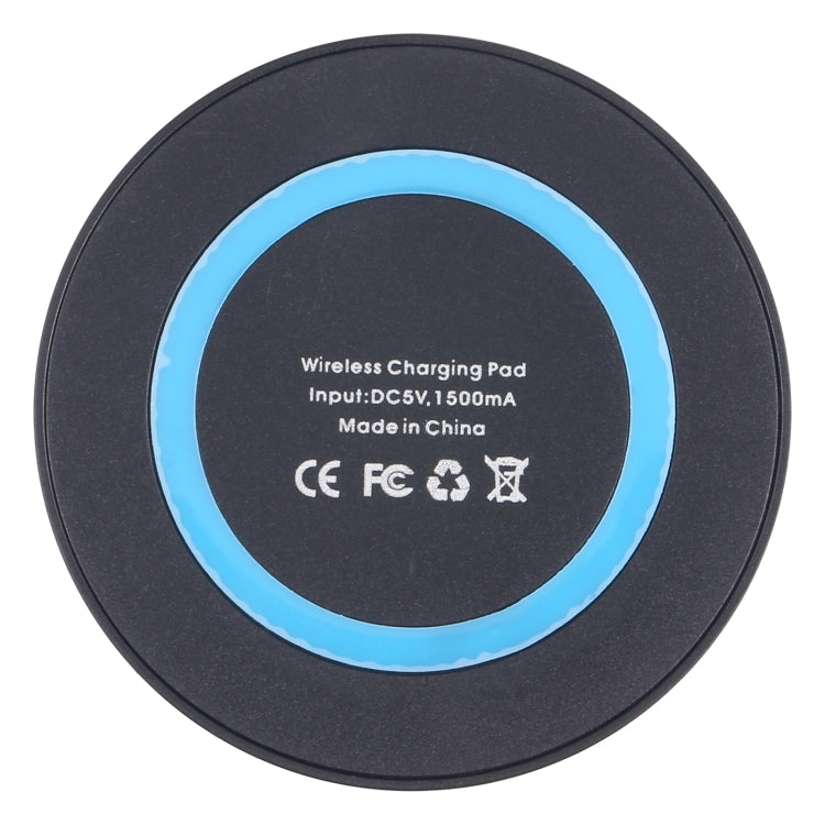 Universal QI Standard Round Wireless Charging Pad (White + Red), Black + Blue, Black + Red, White, Black + White, White + Orange, Black + Orange        ...