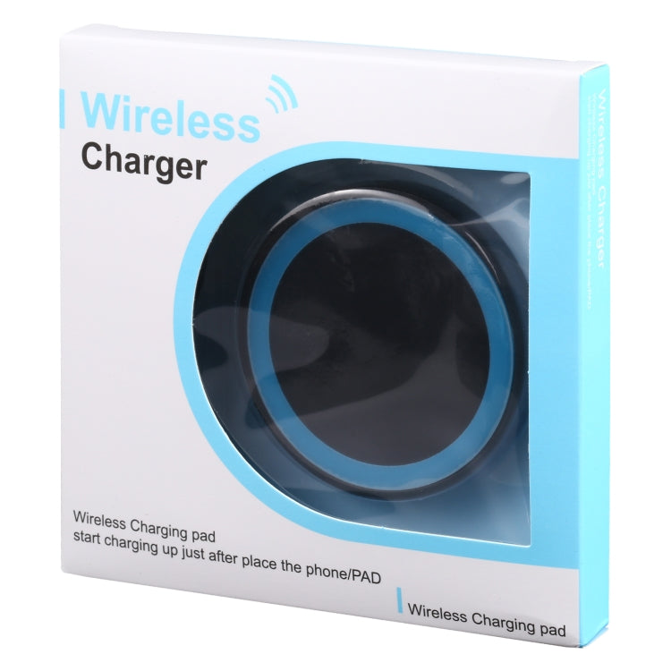 Universal QI Standard Round Wireless Charging Pad (White + Red), Black + Blue, Black + Red, White, Black + White, White + Orange, Black + Orange        ...