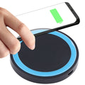 Universal QI Standard Round Wireless Charging Pad (White + Red), Black + Blue, Black + Red, White, Black + White, White + Orange, Black + Orange        ...