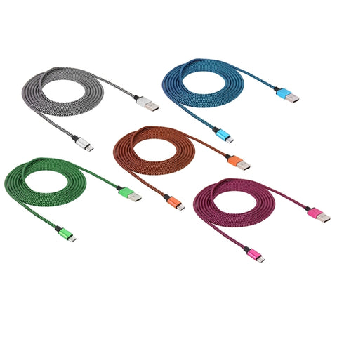 Cavo dati/caricatore da Micro USB a USB 2.0 in stile intrecciato da 2 m