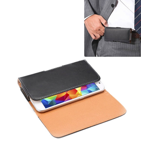 Custodia in pelle / marsupio verticale con texture Crazy Horse con stecca posteriore per iPhone X e Galaxy S5 / G900