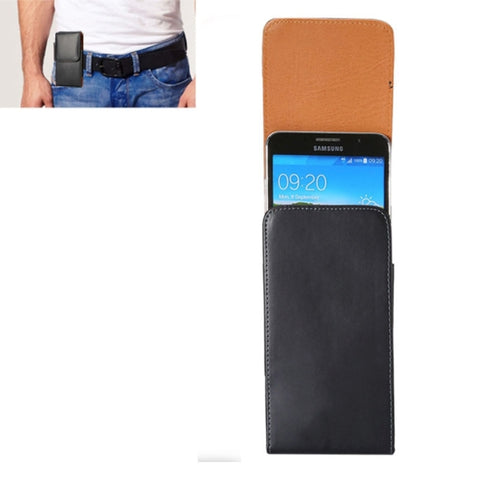 Custodia / marsupio in pelle con texture Crazy Horse verticale da 6,3 pollici con stecca posteriore per Galaxy Mega 6.3 e Mega 2 / G750F