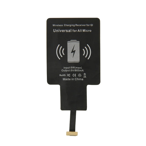 Ricevitore di ricarica wireless per QI, universale per tutti i Micro, For Micro USB Phones