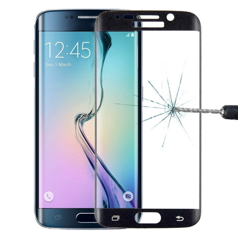 0,3 mm 9H Durezza superficiale Superficie curva 3D Copertura a schermo intero Pellicola in vetro temperato antideflagrante per Galaxy S6 edge