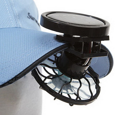 Mini ventola di raffreddamento portable pour celle à énergie solaire avec clip
