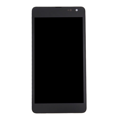 Groupe digitalizzatore 3 en 1 pour Microsoft Lumia 535 2C (LCD + corniche + pavé tactile), pour Lumia 535 noir