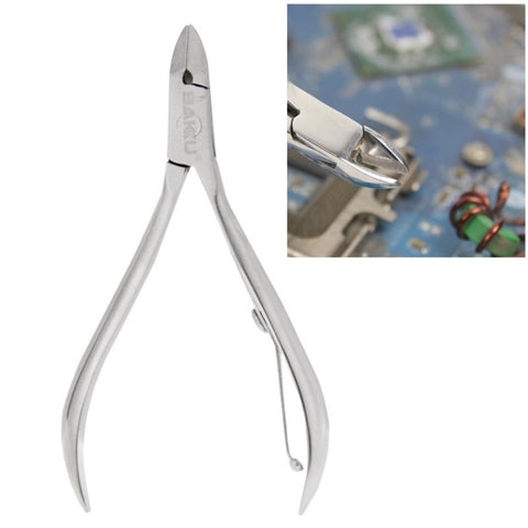 Baku BK-108 Pinza tagliafili mini pinza di precisione in acciaio inossidabile di alta qualità con ganascia dritta, BK-108
