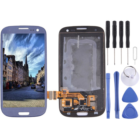 Schermo LCD originale e digitalizzatore assemblato completo per Galaxy SIII / i9300, For Galaxy SIII