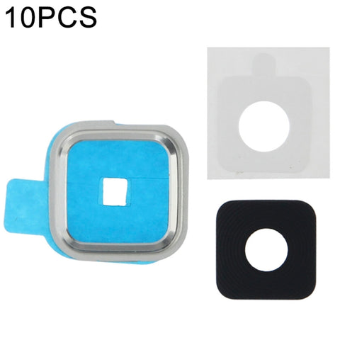 Per Galaxy S5 / G900 Supporto per telaio obiettivo fotocamera posteriore da 10 pezzi, For Galaxy S5 / G900