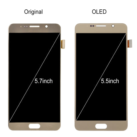 Schermo LCD 5,7" con digitalizzatore per Galaxy Note 5 N9200, N920I,