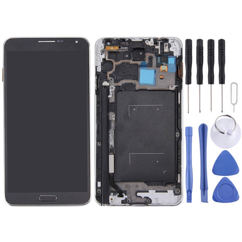 Display LCD e pannello touch con cornice per Galaxy Note III