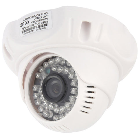 Caméra infrarouge colorée en matériau ABS CMOS 420TVL avec objectif de 3,6 mm avec 36 LED, distance IR: 20 m, 36 LED