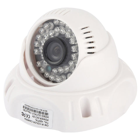 Telecamera a infrarossi a colori in materiale ABS CMOS 420TVL con obiettivo da 3,6 mm con 36 LED, distanza IR: 20 m, 36 LED