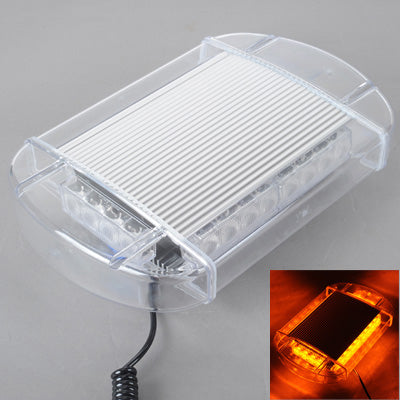 Mini lampe stroboscopique d'avertissement de 24 W avec barre à 4 LED pour 6 personnes, lumière jaune, YL-161B lumière jaune