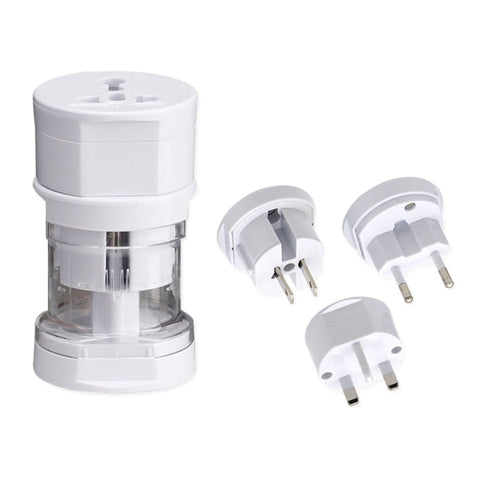 Adaptateur universel de voyage pour tout le monde en 1 EU + AU + UK + US
