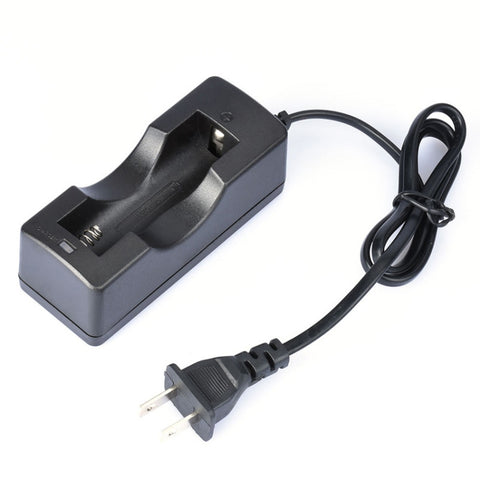 Batterie rechargeable par 18650, prise : 4,2 V/ 650 mA, presa USA, 650mA avec câble