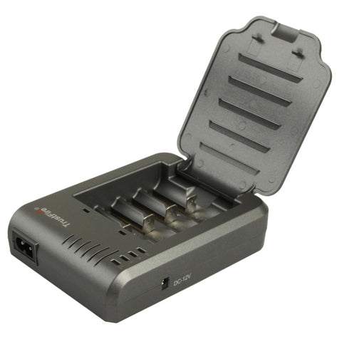 TR-003P4 Batterie cylindrique universelle avec ions de lit TrustFire 1x4 pour 10430/ 10440/ 14500/ 16340/ 17670/ 18500