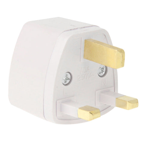 Adaptateur de 20 personnes, adaptateur de voyage avec prise UK, prise UK (20 pièces)