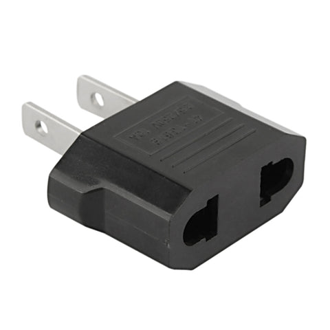 Adaptateur pour batterie de voiture de l'UE à la colonne américaine, adaptateur d'alimentation pour le voyage avec prise pour la prise des États-Unis, prise UE vers US