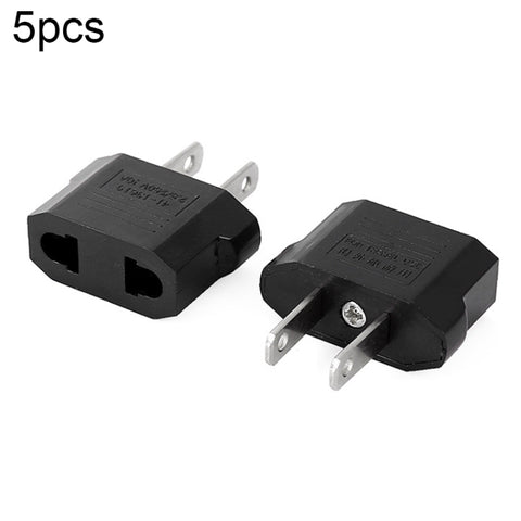 Adaptateur pour batterie de voiture de l'UE à la colonne américaine, adaptateur d'alimentation pour le voyage avec prise pour la prise des États-Unis, prise UE vers US
